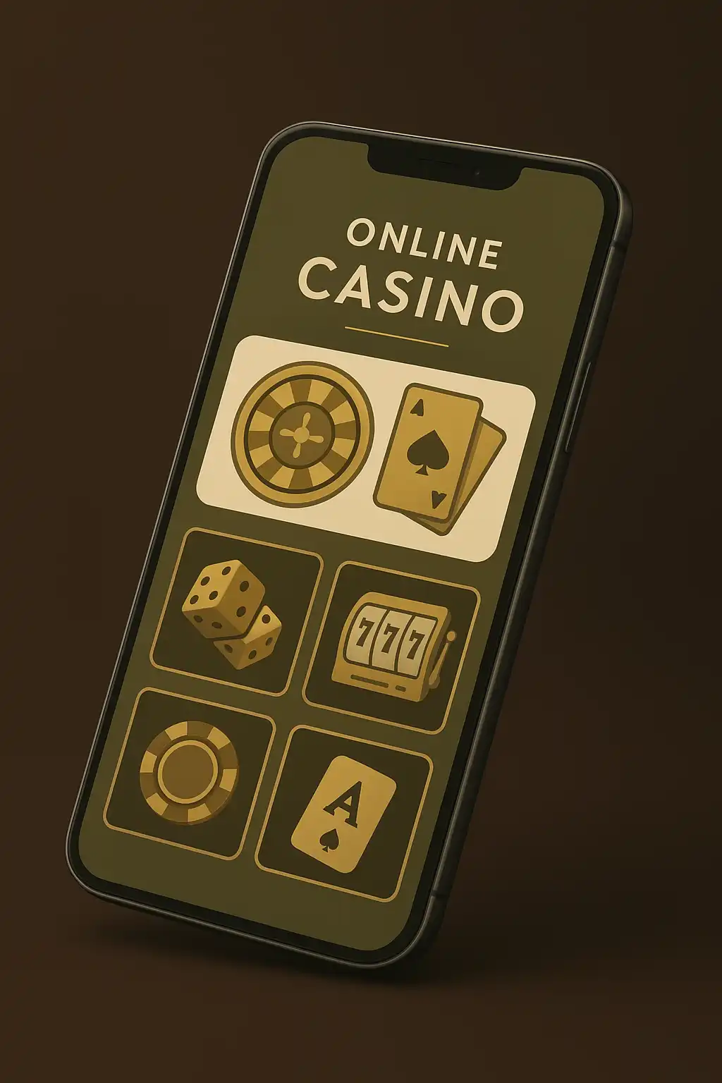 Glorion Kasino auf einem Smartphone-Bildschirm